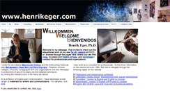 Desktop Screenshot of henrikeger.com
